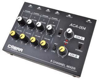 8 Channel Line Mixer 